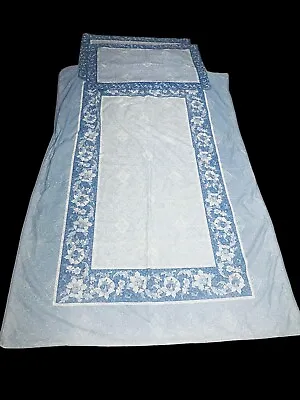 Vintage Dorma V&A Reversible Single Quilt Bedcover & 2 Pillowcases Made In UK • £49