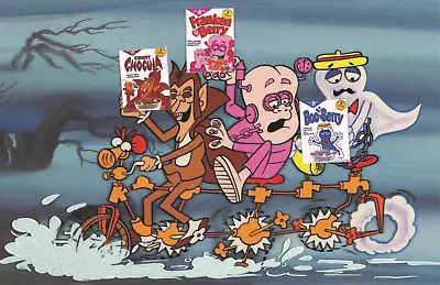 $17.99 • Buy Monster Cereals On Wheels 11x17 Poster Print Frankenberry Count Chocula BooBerry