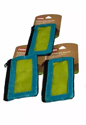 Chums Surfshorts Compact Rip-Stop Nylon Wallet New Keychain Limited Colors • $6