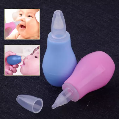 Infant Baby Nasal Aspirator Vacuum Sucker Nose Mucus Cleaner Snot Pump Cr • £3.68