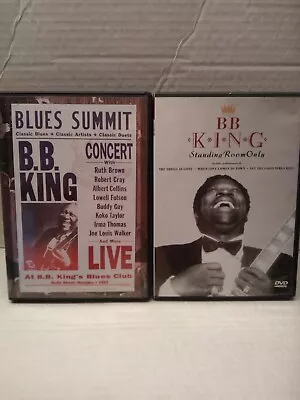 B.B. KING Blues Summit Concert & Standing Room Only 2 Disc Set DVD NTSC MINT! • $12.95