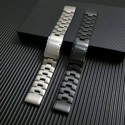 Titanium Alloy + Stainless Steel Band Strap For Garmin Fenix 6 6x Pro 5 5x Plus • $49.05