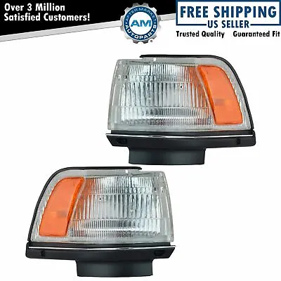 Side Corner Marker Parking Turn Signal Light Lamp Pair Set For 87-91 Camry • $50.10