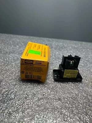 Hubbell H320B Connector Iec-320 Inlet 20A 250V Screw Black • $19.99