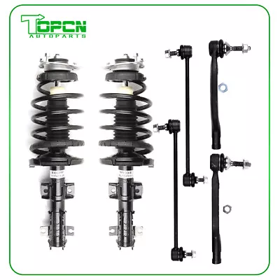 For Volvo V70 S80 S60 Front Struts W/ Coil Spring Assembly Tie Rods Sway Bar Kit • $197.68