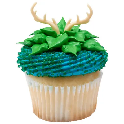 Deer Antlers Rings Hunting Baby Reveal Toppers Cake Decorations • $2.90