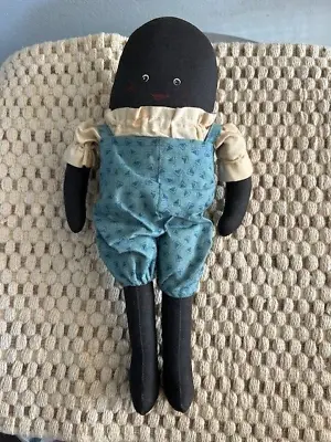 Seldom Seen Vintage Early Cloth Hand Painted Humpty Dumpty Rag Folk Doll • $375