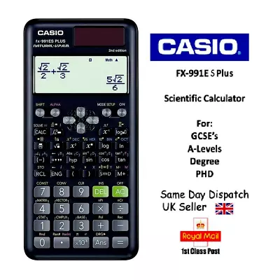 CASIO FX991ES Advanced Scientific Calculator 417 FUNCTIONS ClassWiz Features UK • £12.99