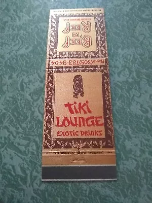 Vintage Matchbook Cover G4 Collectible Ephemera Cocoa Beach Florida Tiki Lounge • $31.99