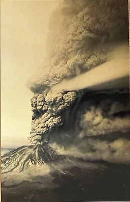 Mt St Helens Indian Princess Profile Eruption Disaster Washington Postcard 1980 • $7.60