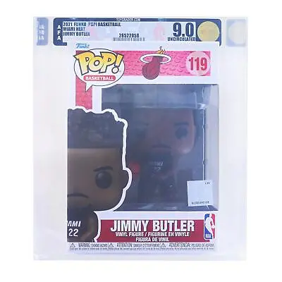 Miami Heat NBA Funko POP | Jimmy Butler (Black Jersey) | Rated AFA 9.0 • $59.99