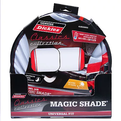 Sunshade Genuine Dickies Red Bel Air Magic Shade Universal Fit- 2 PC Set • $8.99