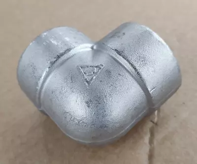 2  Stainless 304 Forged Pipe Elbow Socket Weld 3000 PSI 90 Degree • $50