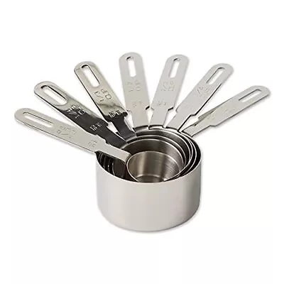 RSVP International Endurance Stainless Steel Measuring Cups Set Of 7 | 1/8 Cup • $39.99