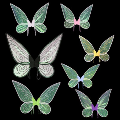 £6.54 • Buy Fairy Elf Princess Angel Wings For Girls Halloween Party Cosplay Costu#vi