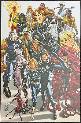 Fantastic Four (2018) #35 Variant Marvel Comics Poster By Mark Brooks • $14.50