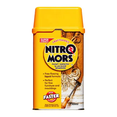 Nitromors Craftmans Paint Varnish & Lacquer Remover Paint Stripper Liquid 750ml • £17.45