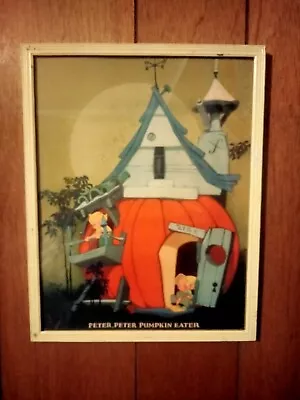 PETER PUMPKIN EATER Vintage Print 12” X 15” Vernon Grant  Kellogg Nursery Rhyme • $60