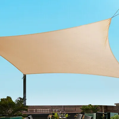 $105.51 • Buy Instahut Sun Shade Sail Cloth Shadecloth Outdoor Canopy Square 280gsm 6x6m