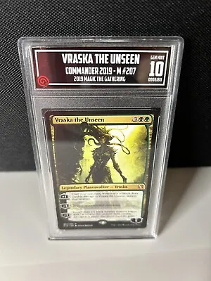 TCCG 10 NOT PSA Vraska The Unseen - Graded Commander 2019 GEM Mint Magic MTG • $46.74