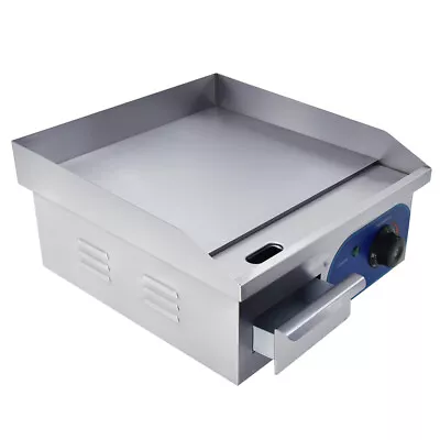 £83.98 • Buy 1500W Electric Griddle Commercial Kitchen Flat Hot Plate Countertop Grill BBQ