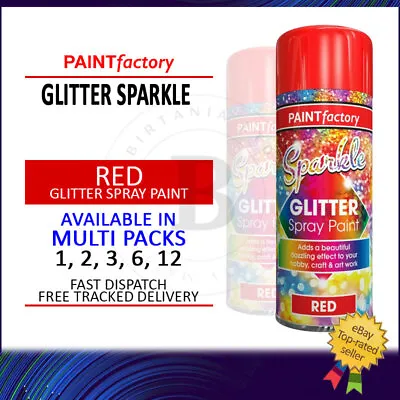 Glitter Red Spray Paint Colour Decorative Creative Art Crafts Picture Frames • £34.99