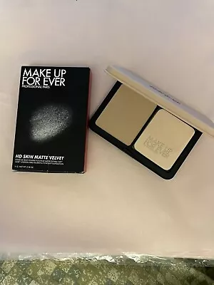 Make Up For Ever Hd Skin Matte Velvet Powder Foundation #1n10 Ivory • $31.95
