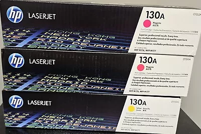 Hp Toners / CF352A Yellow / CF353A Magenta 130A Toner (2) • $119