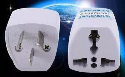 $7.50 • Buy US UK EU Universal To AU Australia AC Power Adapter Plug Travel Converter White