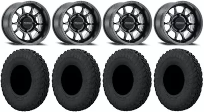 Method 409 14  Wheels Black 4+3 30  Gripper R/T Tires Kawasaki Mule Pro FXT • $1512