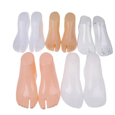 1 Pair Female Feet Mannequin Model For Foot Thong Style Sandal Shoe Sock J_j  DS • £5.45