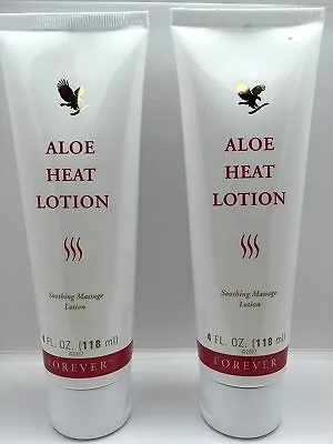 £61.02 • Buy Forever Living Aloe Heat Lotion 4oz. 118 Ml Each (Two Pack)