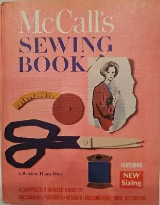 McCall's Sewing Book HC 1968 Vintage Dressmaking Tailoring Embroidering Mending • $15