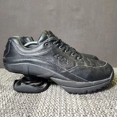 Z-Coil Shoes Legend Mens Sz 12 Black Leather Walking Springs Therapy Pain Relief • $79