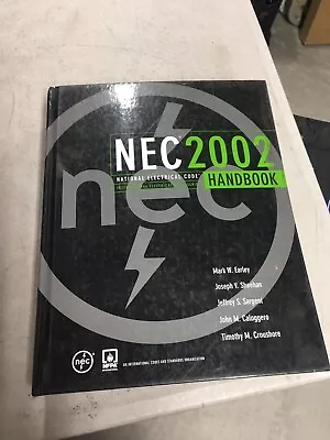 Like New Nec 2002 Handbook  National Electrical Code Handbook In Hardcover • $9.91