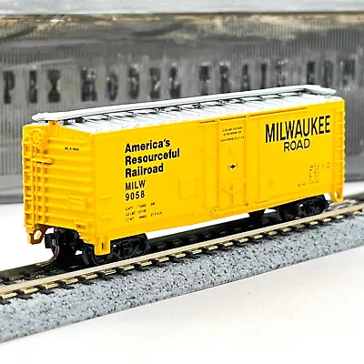 Atlas 33161 Milwaukee Road 40 Ft Plug Door Freight Boxcar MILW 9058 N Scale • $13.99