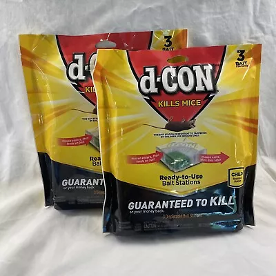 D-Con Disposable Corner Fit Mouse Bait Station 2x (3-Pack) 1920099427 DCON • $35