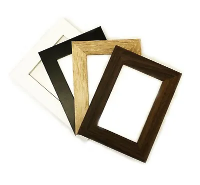 Photo Picture Frames Frame Perspex Poster Black Walnut White Oak A2 A3 A4 A5 New • £4.50