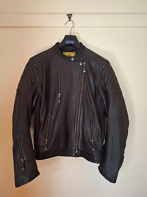 Roland Sands Design Clash Moto Motorcycle Motorbike Leather Jacket Black Size L • $500