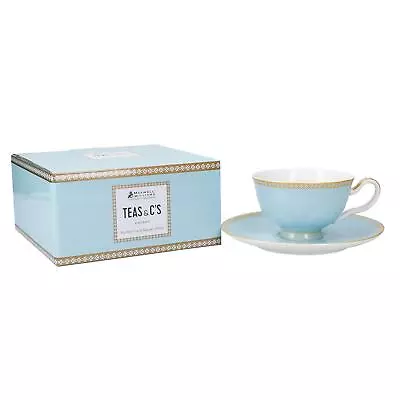 Maxwell & Williams Teas C's Kasbah Turquoise 200ml Footed Cup And Saucer • £15.99
