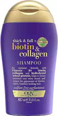 OGX Biotin & Collagen Hair Thickening Shampoo-Conditioner 88.7ml 385ml & 577ml • £4.49