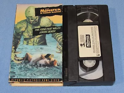 THE MONSTER OF PIEDRAS BLANCAS (VHS 1990) ~Les Tremayne Forrest Lewis (1958) • $8.99