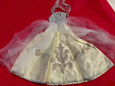 $19.95 • Buy Vtg Original Mattel Barbie Doll 872 Cinderella Ball Gown Yellow Dress (B)