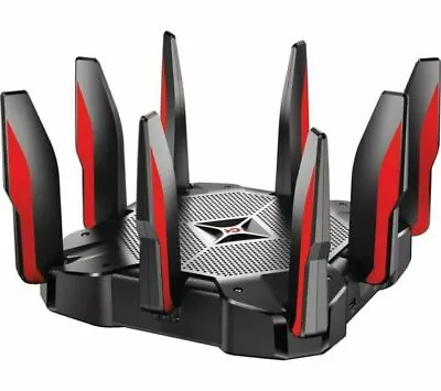 TP-Link Archer AC5400 MU-MIMO Tri-Band Gaming Router 8 Port 5334Mbps UK • £149