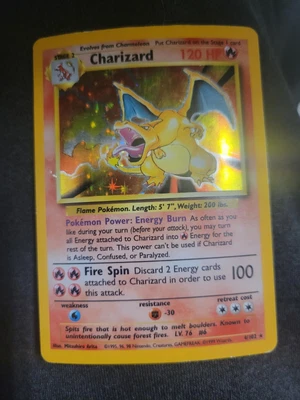$170 • Buy Pokémon TCG Charizard Base Set 4/102 Holo Unlimited (Ungraded & Damaged)