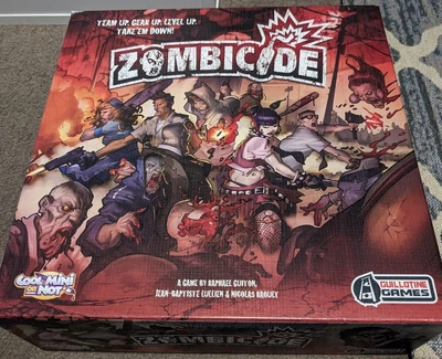 $99 • Buy VGC Zombicide Board Game Guillotine Games C-MON 2012 Boardgame Cool Mini Or Not