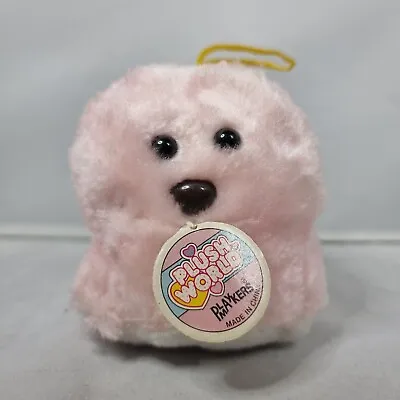 BNWT Playmakers Plush World - Pink Ghost - Soft Toy Hanging VTG Like Pac-Man • $25.25