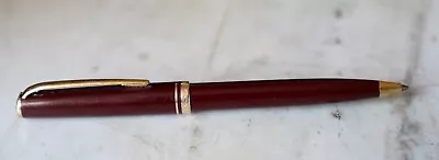 Montblanc Generation Ruby Red Resin Ball Pen - Gold Plated 18 Carats - Beautiful • $140