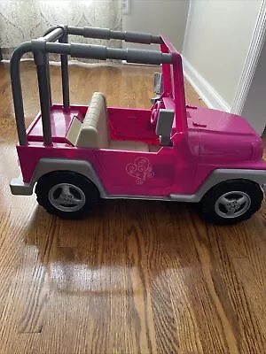 Our Generation OG Girl Pink 4x4 Jeep Car For American Girl 18” Doll • $58