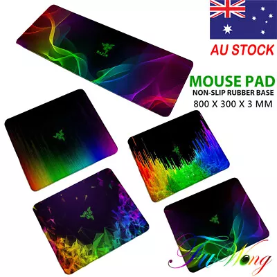 Razer Gaming Mouse Pad Laptop Computer Mousepad PC Mat Desktop Anti-slip Rub Mac • $7.99